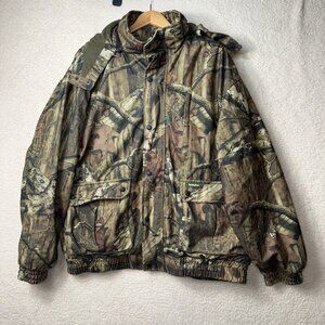 Remington Realtree Camo Jacket 2XL Mossyoak Breakup Hunting Hooded Insulated